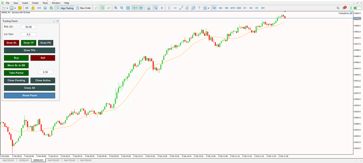 TradingPanel EA